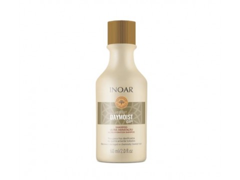 INOAR Absolut Daymoist Shampoo - šampūnas chemiškai pažeistiems plaukams 60 ml